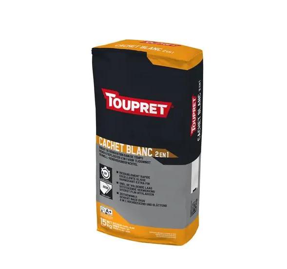 Toupret cachet blanc 2 in 1 enduit