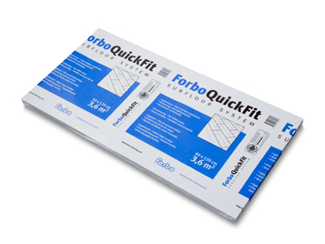 Forbo QuickFit ondervloer (1,2x0,6mx10st) 36m² per verpakking