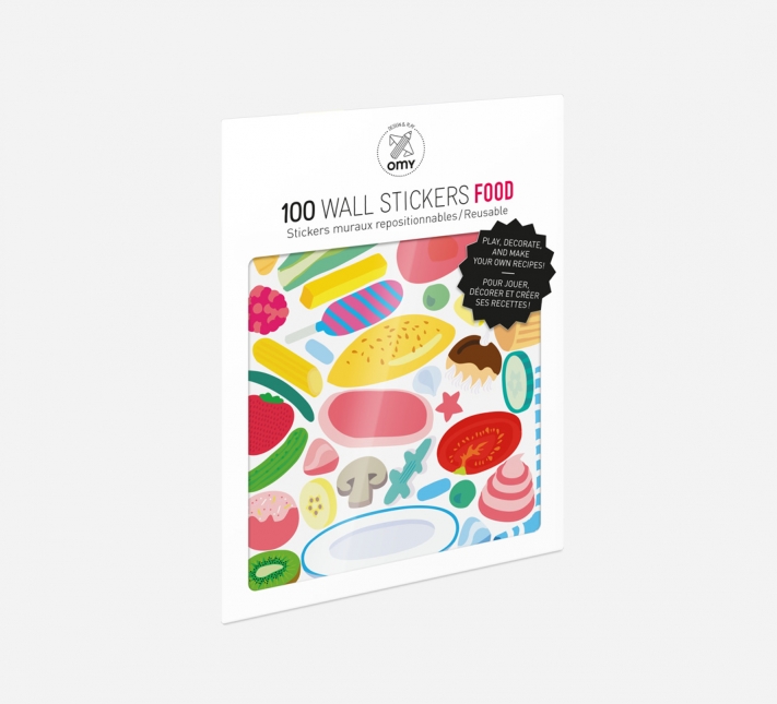 STIK204_Omy Coloring Stickers Food