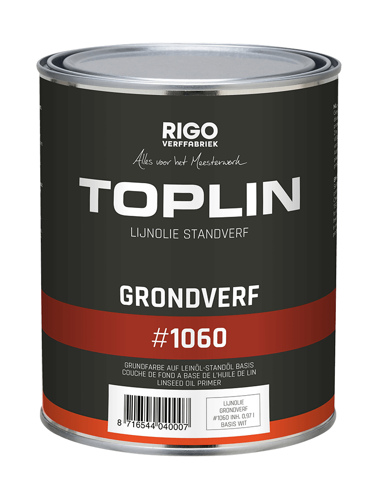 Rigo Toplin grondverf aangekleurd