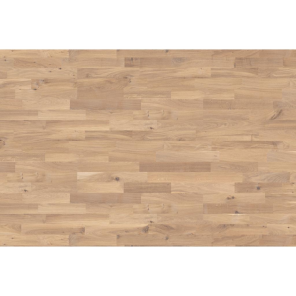 Berg & Berg Eik wild, 3-strip, olie wit, per pak (2.84 m²)