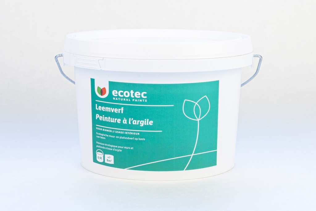 Ecotec leemverf op kleur 1l