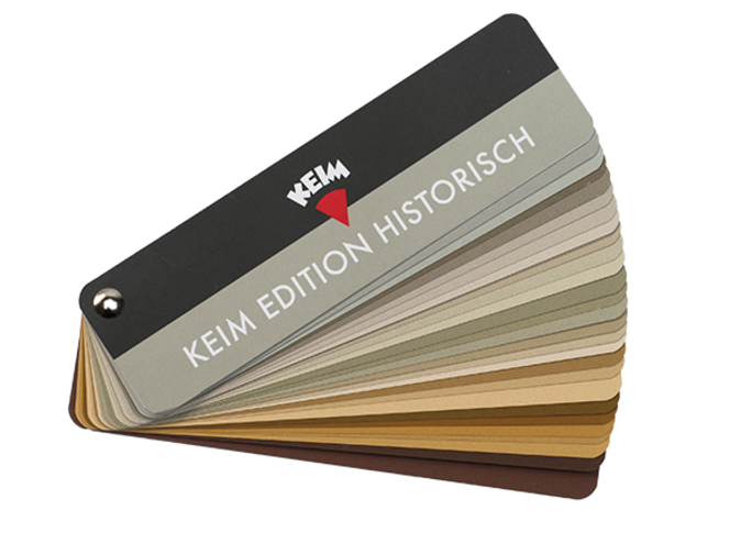 Eventail de couleurs Keim Historisch