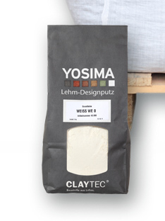 Claytec Yosima leemfinish, zakje 2kg