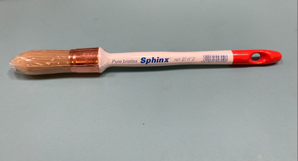 Brosse ronde Sphinx poils de sanglier blancs (ref. 27)