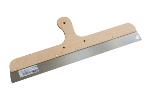 Pinguïn brede vlinderspatel met houten handvat 60cm