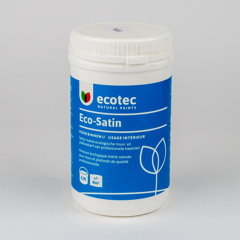 Ecotec Eco-Satin muurverf en plafondverf (satijnglans), wit