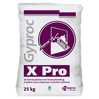 X Pro natuurgips pleister, 25kg