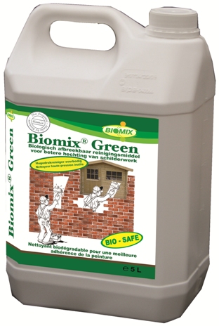 Biomix Green: reiniging voor schilderwerken