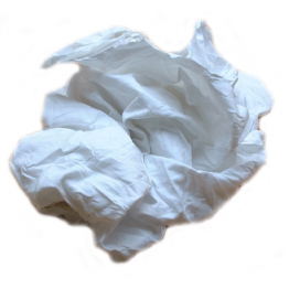 Vodden in wit katoen, 1kg in zakje