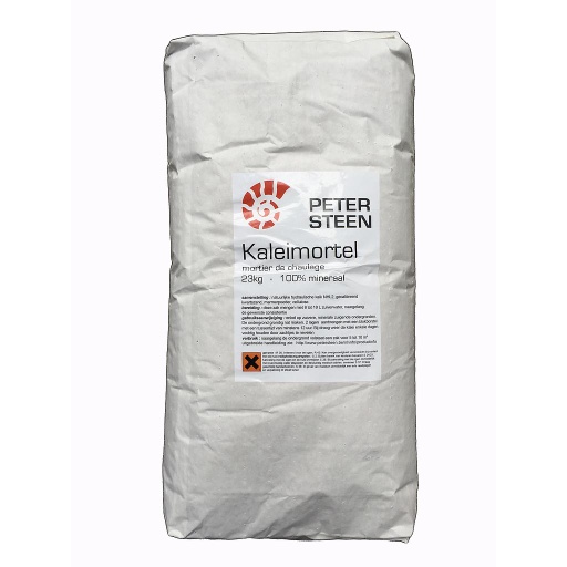Peter Steen mortier de chaulage naturelle 23kg, blanc