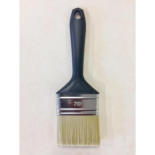 Brosse plate pour huile 70mm