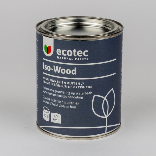 Ecotec Iso Wood, tegen doorbloeding van hout (kleurloos)