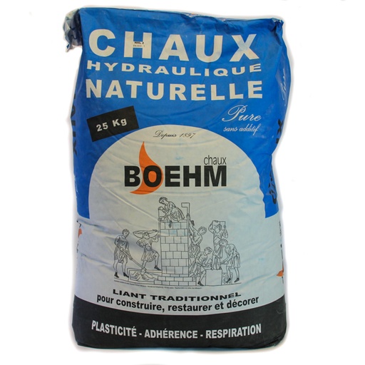 Boehm chaux hydraulique naturelle NHL2, 25kg