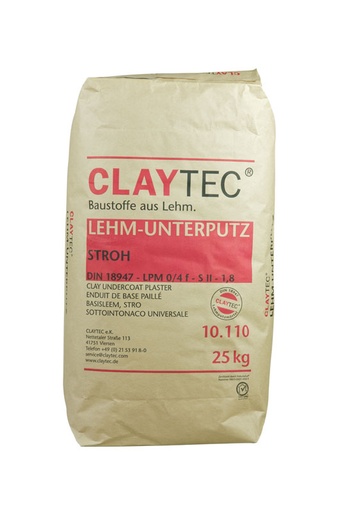 Claytec argile Unterputz 25kg (10.110)