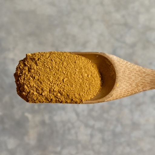 Jordan & Co poederpigment goudoker P113,  per kg afgevuld