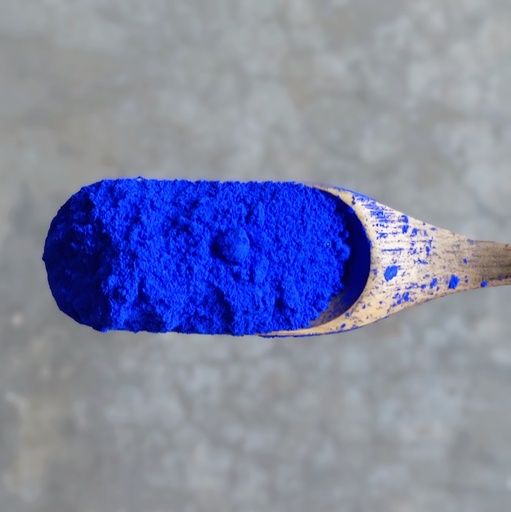 Jordan & Co poederpigment ultramarijn blauw P348,  per kg afgevuld